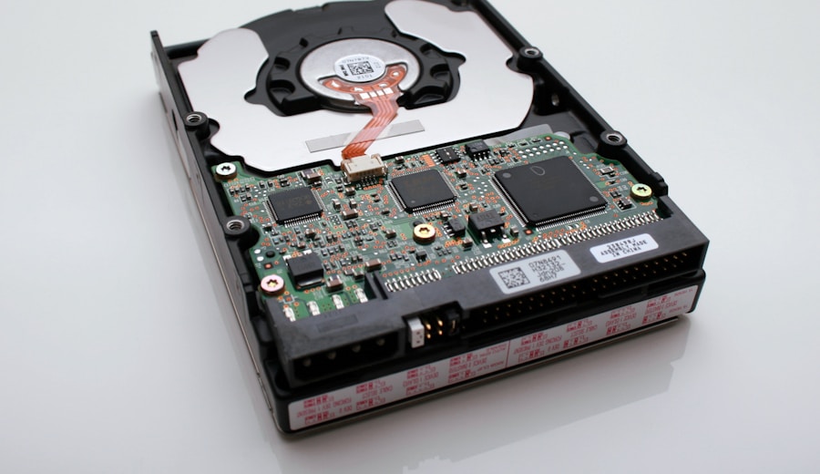 Working with a photo archive on a laptop